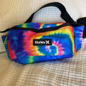 Hurley tie dye Fanny pack